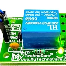 MY TechnoCare® Relay 5V Module Compatible for Arduino Uno, Raspberry Pi, Atmel 8051 AVR,PIC,ARM Microcontroller Kit etc. | Industrial AC,DC Device Control | 1 Channel Relay Switch Board image 1