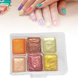 LOSA Nail Pigment Palette Painting Watercolor Pigment for Nail Art Diy Home style D-picture-15