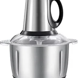 Multi Use Electric 500W 2L Handle Food Chopper | Stainless Steel Meat Grinder & Food Processor | Double Blade Kitchen Chopper for Meat, Vegetables, Fruits, Garlic & Nuts | Easy Clean & Durable-picture-29