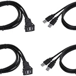 BNF® 4pcs USB3.0 Male to Female Car Auto Dashboard Flush Mount Adapter Cable|Computers/Tablets & Networking | Computer Cables & Connectors | USB Cables, Hubs & Adapters-picture-13