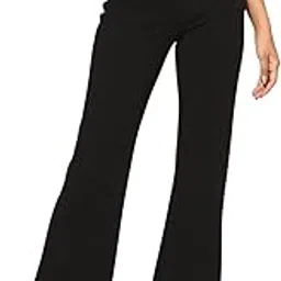 sassafras Black Twisted Bell Bottom Pants-picture-37