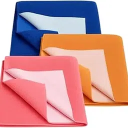 Baby Dry Sheet – Waterproof, Reusable & Washable Bed Protector Mat for Infants & Kids, Soft, Breathable, Skin-Friendly (Pack of 3)-image-6