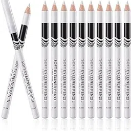 RUBYFACE White Eyeliner Pencil Professional Highlighter Waterproof Long Lasting 1.8G (White, 3 - Pcs), Semi-Matte-picture-58