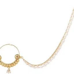 zaveri pearls Accessory for Women (Golden) (ZPFK8227)-picture-11