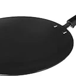 Amazon Brand - Solimo Hard Anodized Aluminium Roti Tawa with Bakelite Handle (27cm, 3mm thickness), Black-picture-34