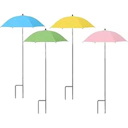 Plant Umbrella Canopy Reusable Versatile Stable Adjustable Sunshade Umbrella Blue-picture-17