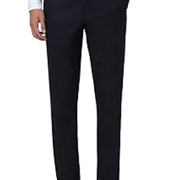 van heusen Mid Rise Textured Formal Trouser for Men|Slim Fit | Formal Pants-picture-40