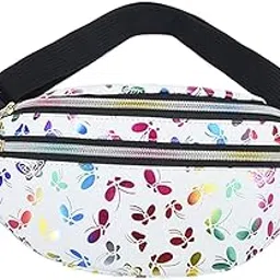 shopora Waist Pack With Adjustable Belt Shoulder Bag Lightweight For Travel White | Womens Handbags & Bags-picture-11