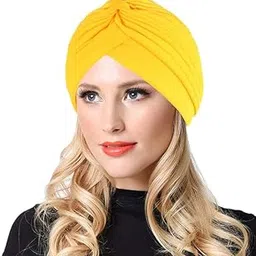 paropkar Stretch Polyester Turbans Pagri Head Bennie Cover India's Hat Twisted Headwrap Men & Women-picture-15