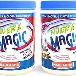Nu Era Magic Stain Remover & Cloth Brightener – Powerful Stain Removal for Clothes, Fabric Whitener & Stain Cleaner 500GM (Pack of 2) | Safe for Colors & Whites |-picture-16