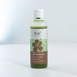Krti Herbals Hair Oil with Hibiscus and Amla (100 ml) - Natural Hair Care Solution for Strong, Healthy Hair | Nourishing, Strengthening, and Revitalizing Formula | Promotes Hair Growth, Hair Fall-image-36