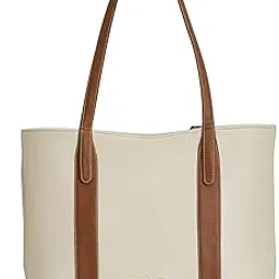 Capri Tote Bag for Women | Vegan Leather Handbag with Laptop Compartment, Smooth Zip & Premium Look | Stylish Office, College & Travel Tote | Made in India-image-55