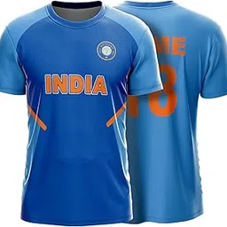 YOURJERSEY India 2019 World Cup Jersey – Classic Blue Edition | Personalize with Your Name & Number | Kids, Men, Women-picture-30