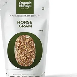 Organic Mandya Horse Gram 500 GM| Kollu | Vulavalu | Hurali Kalu | Kulthi Beans | Kollu | Paruppu | Gahat-image-3