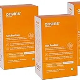 Origins Nutra Gut Restore| Leaky Gut Supplement| Gut lining,GERD, IBS,Constipation relief Herbal Blend with L-Glutamine| Non-GMO| GMP Certified| For Men&Women 28 Veg Capsules Pack of 3-picture-13
