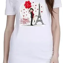 Valentines Couple White Women Polo T-Shirt-picture-22