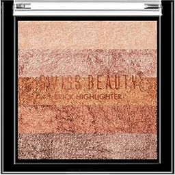 Swiss Beauty Brick Highlighter | Highly-Pigmented Powder Highlighter + Bronzer With Easy-To-Blend Formula | Shade- 1, 7G |-picture-10