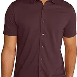 damensch Men's Solid Regular Fit Button Down Shirt image 1