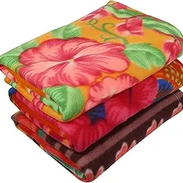 ELSTONE HOME Printed Fleece Blanket Pack of 3-image-5