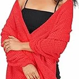 snehprabha Women's Winter Woolen Stole Shawl Lightweight Soft Cozy Muffler/Scarf Girls Ideal For Casual And Special Events Winter Warm Wrap Shawl Keeps You Warm And Cozy-picture-56