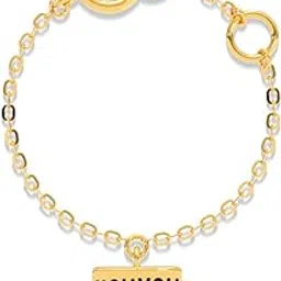 caratlane 9 KT Yellow Gold Joey's How You Doin' Gold Watch Charm for Women-picture-16