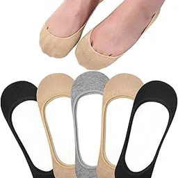 toes home Ultra Low Cut Liner Socks Women No Show Non Slip Hidden Invisible for Flats Boat Summer-picture-19