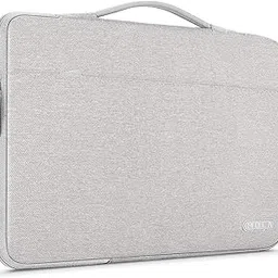 MOCA 360 Protective Laptop Sleeve Compatible with MacBook Pro 16 inch, 15 15.4 15.6 inch Dell HP Asus Acer Samsung Sony Chromebook, Polyester Bag with Trolley Belt (Grey, 16 Inch)-picture-11
