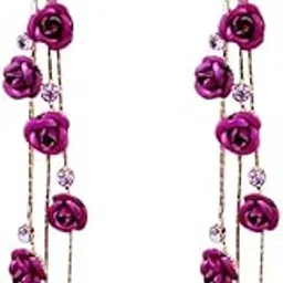 estailo As Pretty As Flower Long Chain Earrings - Premium Fashion Accessory for Women and Girl's-picture-24