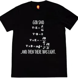 aaramkhor Physics T-Shirt for Men | Physics MAXWELLS Equations | Nerd | Regular Fit for Men Sizes S to 4XL|-picture-18
