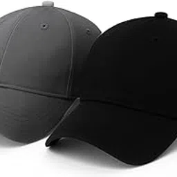 amazon brand - anarva Unisex Cotton Baseball Cap Combo Pack of 2-picture-29