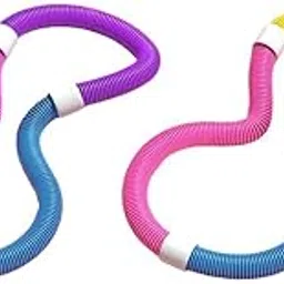CALANDIS® Weighted Fitness Hoop PVC Foldable Abdomen Fitness Circles for Men Women Gym Pink Yellow Blue | Fitness, Running & Yoga | Fitness Equipment & Gear | Abdominal Exercisers-image-84