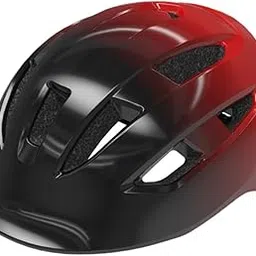 ZOOMELLA Bike Helmet for Adults Stylish Riding Accessories with Soft Liner Adjustable Black and Red|Helmets| Helmets image 1