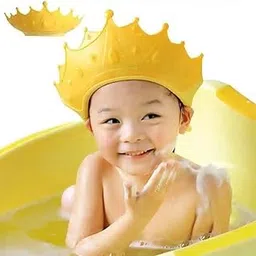 XIBO Queen Baby bath Shower Cap Adjustable Crown Shape Kids Toddler Girl Boy Shampoo Shield Bath Head Cover Baby Bath Visor Hair Washing Hat for Eye and Ear Protection.-picture-31
