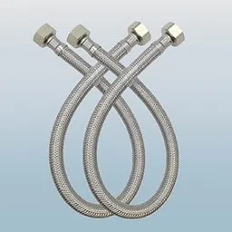 COSVIT 24"Inch Stainless Steel 304-Grade Connection Pipe with Brass Nut, High-Temperature Resistant, Scale-Preventing, Durable Plumbing Connection Solution - Pack of 2 (24 INCH)-picture-20