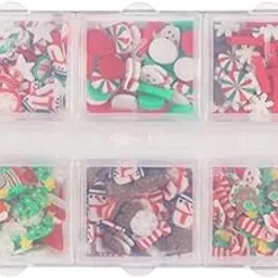 CALANDIS™ Christmas Nail Art Charms Santa Claus DIY Holiday Mixed Shapes for Girls Women | Nail Art Accessories | Nail Care, Manicure & Pedicure-image-2