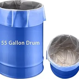 Drum Liners 55 Gallon, Pack of 6 Clear Heavy Duty Plastic Food Storage Bag, Large Leakproof Pail Liners for Vegetable Marinating Brining in Poly Drums, BPA Free, Single Layer Thickness 5.5 Mil-image-6
