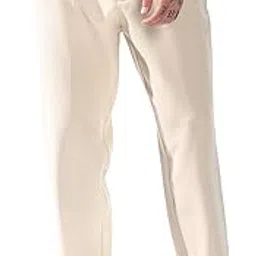 hubberholme Men Solid Relaxed Fit Pleated Mid-Rise Korean Trousers-picture-13