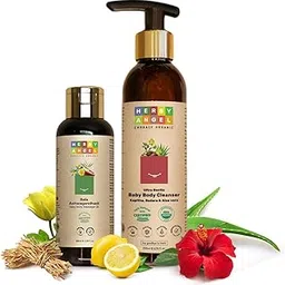 Bliss Combo Pack for Kids | Ultra Gentle Baby Body Cleanser (200ml) & Baby Body Massage Oil (100ml) | Dermatologically Tested and Tear Free Formulation | Free from Parabens & Sulphates | Safe for Newborns | for 6 Months+ | Pack of 2-picture-70