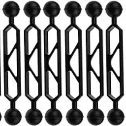 Inzopo 10 Pieces 6'' Double Ball Arm for Connecting Strobe/Video Light to Underwater Photography Housing-picture-18
