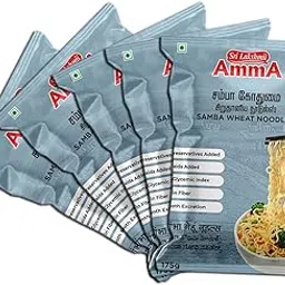 Sri Lakshmi Amma Sambha Wheat Noodles (175 Grams) | Pack of V | Healthy Noodles-picture-59