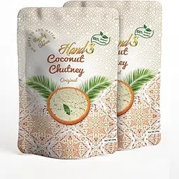 HandS Coconut Chutney - Original | 200 GMS X Pack of 2 | No Added Preservatives or Chemicals | No Need to add Water | Vegan and Keto Friendly | Best Dip for South and North Indian Dishes-picture-70
