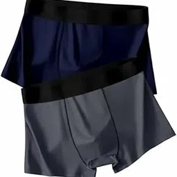 avidura Men's Underwear Style for Comfort Regular Fit Solid Trunk Underwear Imported Fabric Multi Pack of 2-picture-29