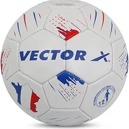 Vector X 32 Panels Country Colour France PVC Machine Stitched Indoor/Outdoor Football with Latex Bladder, White-Red-Blue, Size 5, Suitable for Match and Training for Adults 15+ Years-picture-12