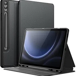 JETech Cover Case for Samsung Galaxy Tab S9 FE+ / S9 FE Plus 12.4-Inch with S Pen Holder, Slim Folio Stand Protective Tablet Cover, Multi-Angle Viewing (Black)-image-23