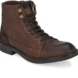 delize Men's Black/Brown Derby Boots-picture-10