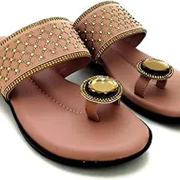 Ethnic Cozy Chic | Pink Slippers for Women (Plus Size) (1188) - Stylish Comfort for Every Step, Designed to Fit Perfectly-image-16