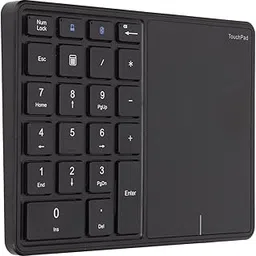 GOWENIC Numeric Keypad with Touchpad, and Wireless 2.4G, 22 Keys 500mAh Rechargeable Number Pad Trackpad,for for for Android,for OS X (Black)-picture-15