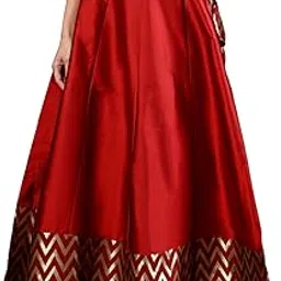 fr frolic rolic Frolic Rolic Jacquard Zig Zag Silk Maxi Skirt-picture-54