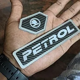 BFRC 3D Gel Finish Car Fuel Badge - Carbon Fiber - Petrol - Sticker Universal for Specific Brand (FBCFPVAR) (SK0DA)-image-87