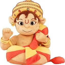 aürbo Aurbo Mantra Chanting Baby Lord Hanuman| Cute Musical Plush Toy | Gift For Boys, Girls, Infants, Toddlers, Babies - Kids Educational Learning (Medium, 35 Cm)-picture-13